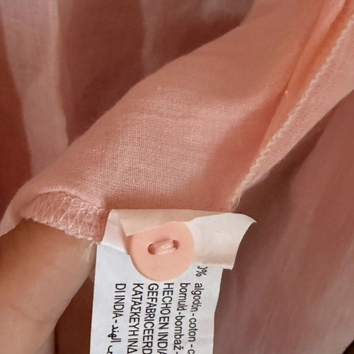 Bershka 100% cotton pink shirt, size S