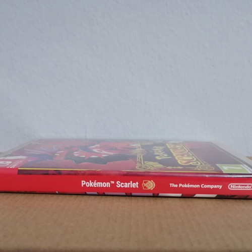 Pokémon Scarlet promo-display cover only, used, Nintendo Switch