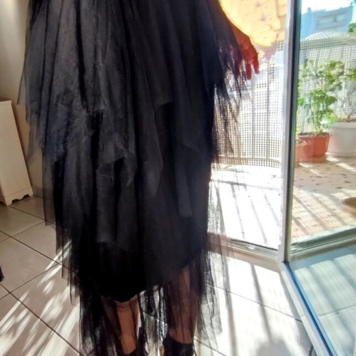 Black tulle midi skirt new with tag, small size