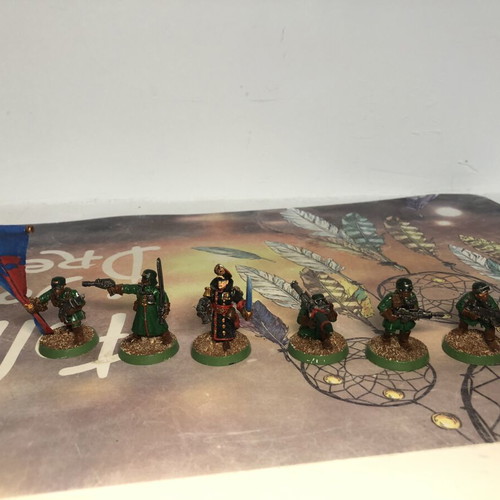 Warhammer 40K Steel Legion squad with Lord Commissar