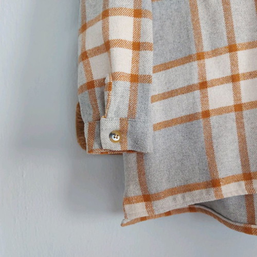 Flannel shirt-jacket women's used, size Small