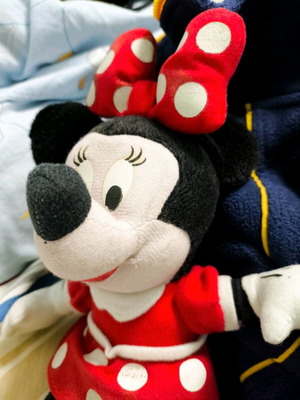 Minnie Mouse plush doll used