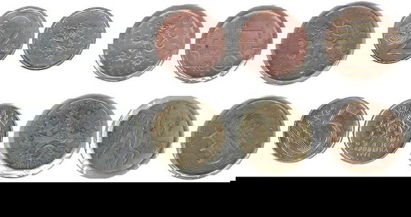  CZECH Republic 2-5-10-20-50 Koruna (Kcs) 1995-2008 VF++