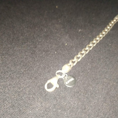 Silver Plated Unisex Identity Hand Chain 28cm like new