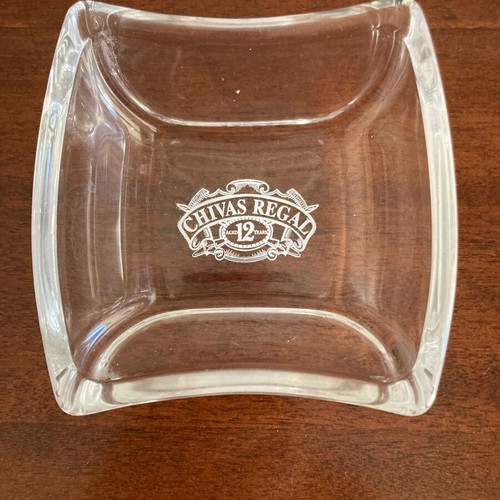 Chivas Regal collectible crystal glass bowl as new