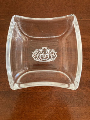Chivas Regal collectible crystal glass bowl as new