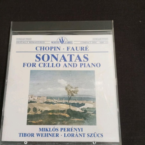Chopin Faure Sonatas for cello and piano like new
