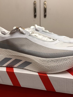 Adidas Hyperboost Edge shoes size 43 1/3 new unworn white gray