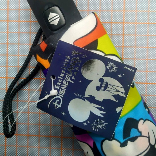Foldable bag umbrella with Mickey pattern Disneyland Paris