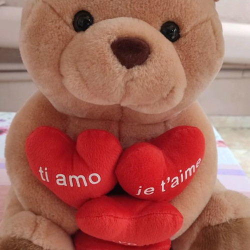 Large plush teddy bear