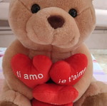 Large plush teddy bear
