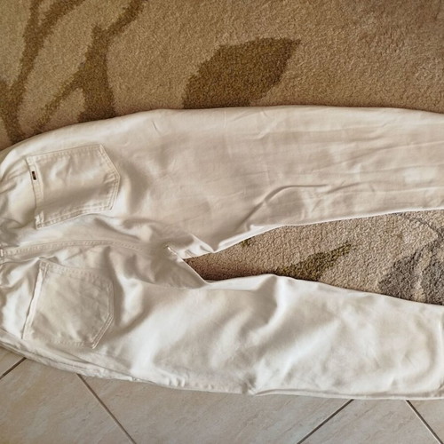 Zara white denim pants like new, size XS