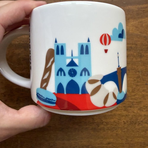 Starbucks cup Paris like new with original box