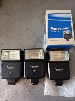 Φλας Panasonic μεταχειρισμένα, σετ 3 τεμαχίων