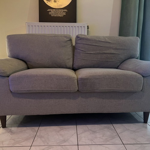 JYSK Gedved 2-seater and 3-seater sofa set, light grey