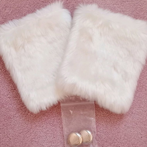 Pink coat with detachable fur sleeves like new