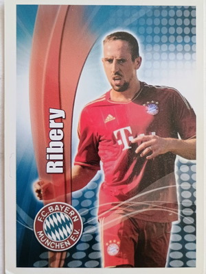 Frank Ribéry Bayern Munich Golden Series Champion League Players 2012 collectible card