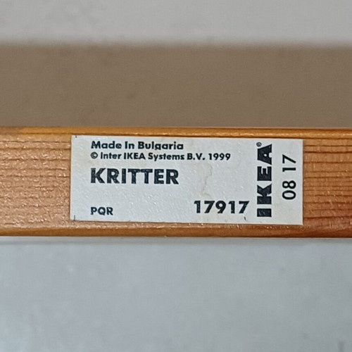 IKEA KRITTER children's bed used, includes slats