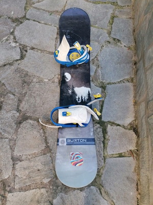 Σανίδα Snowboard Burton μεταχειρισμένη με δέστρες
