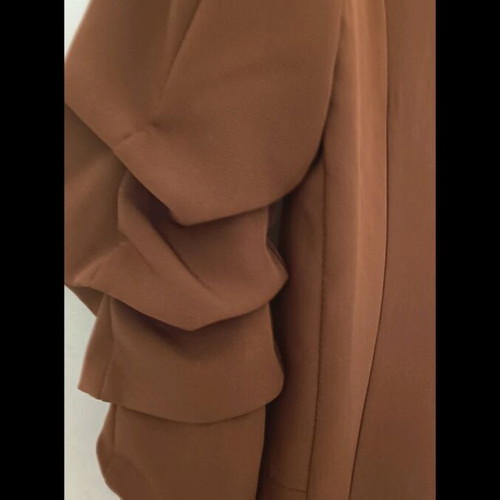 Single-breasted jacket camel like new