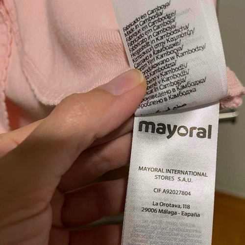 Mayoral girls' pink cardigan like new for 8 years old 128 cm