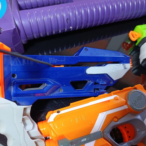 Nerf toy blasters used, assorted models pack