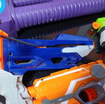 Nerf toy blasters used, assorted models pack