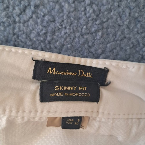 Massimo Dutti women's slim fit jeans like new, white, size S