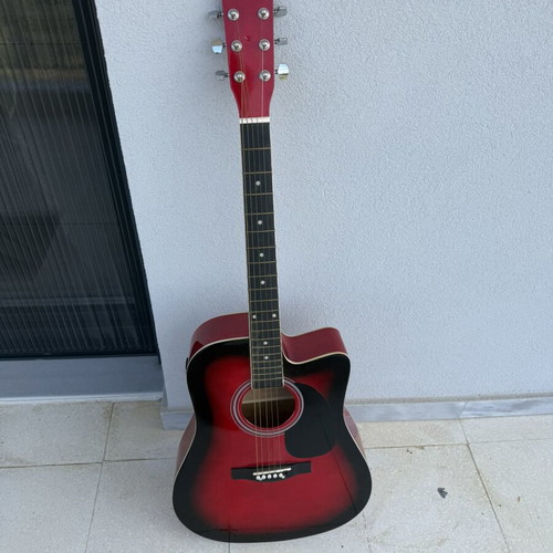 Jacky Jackson electro-acoustic guitar, red sunburst