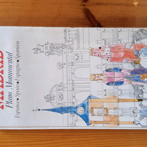 Madrid map used