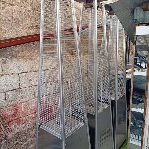 Inox bar station with electric cast iron hotplate and outdoor stoves like new
