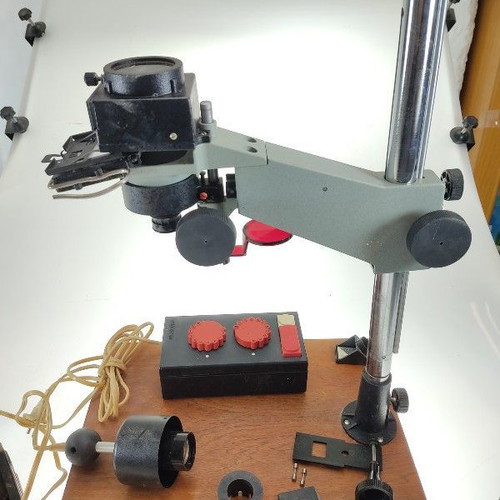 Russian old photo enlarger with carrying case used