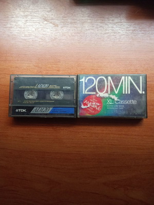 TDK AD 120 Micra audio tapes used, pack of 2, 1980s