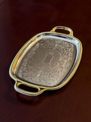 Vintage διακοσμητικός δίσκος σερβιρίσματος Twin Bird σαν καινούργιος