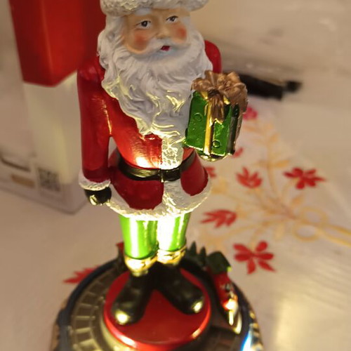 Christmas Decorative Illuminated Santa Claus with Music and Movement