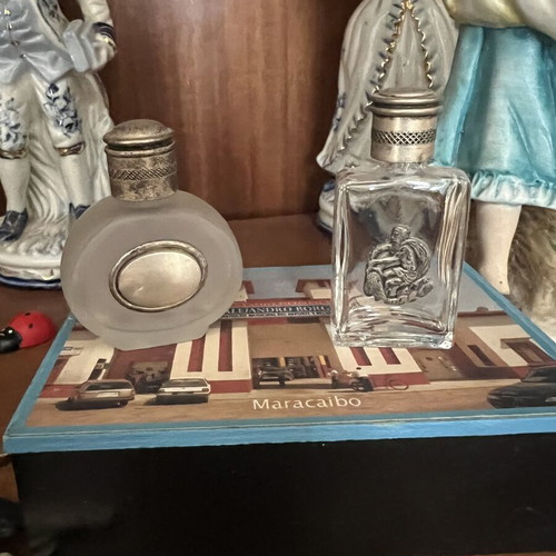 Vintage Holly Water Mini Bottle used