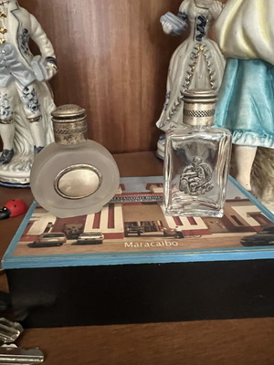Vintage Holly Water Mini Bottle used