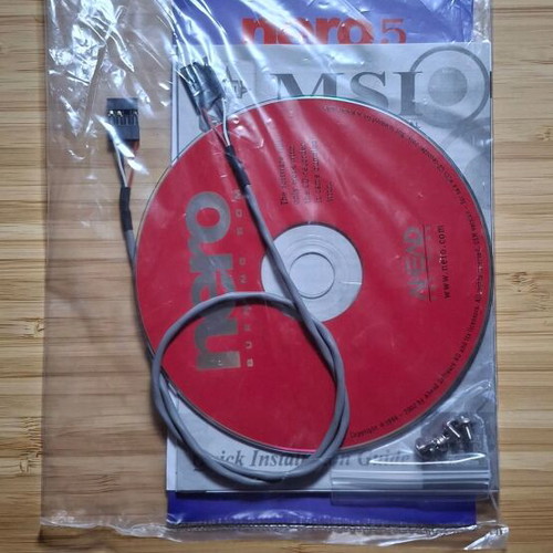 Nero 5 sealed with manual and peripherals