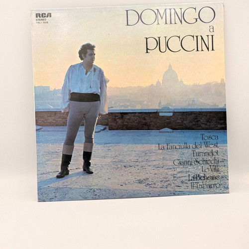 Placido Domingo Domingo A Puccini LP used