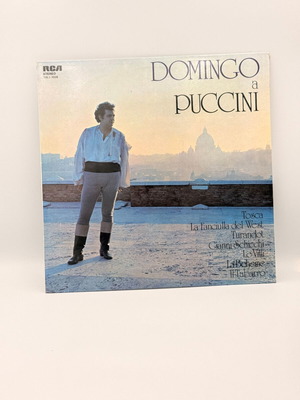 Placido Domingo Domingo A Puccini LP used