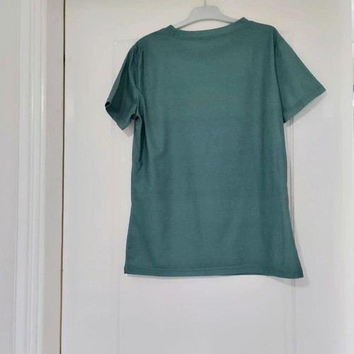 Emery Rose t-shirt size S, new, grey-green colorful