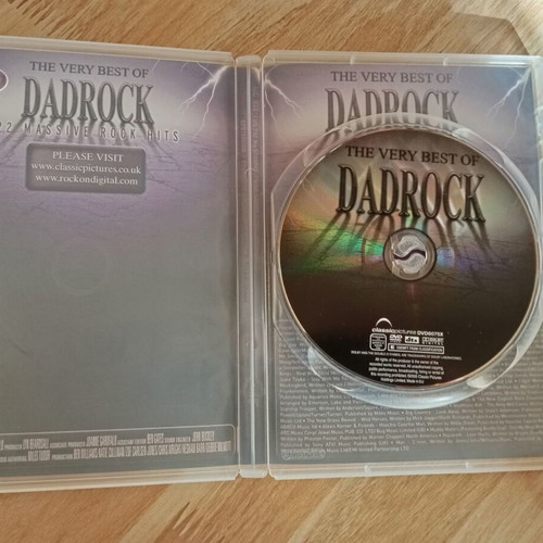 Music DVD The Very Best of Dadrock like new, rock