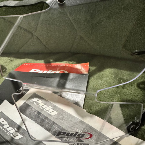 Puig Headlight Protector Clear for Honda CRF1100L Africa Twin 20-23 like new