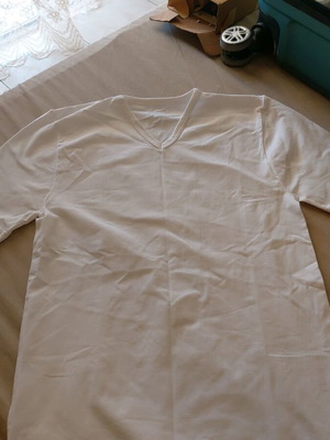 Elastic white blouse new