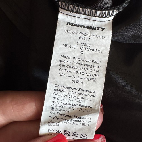 Manfinity unisex pants medium black like new