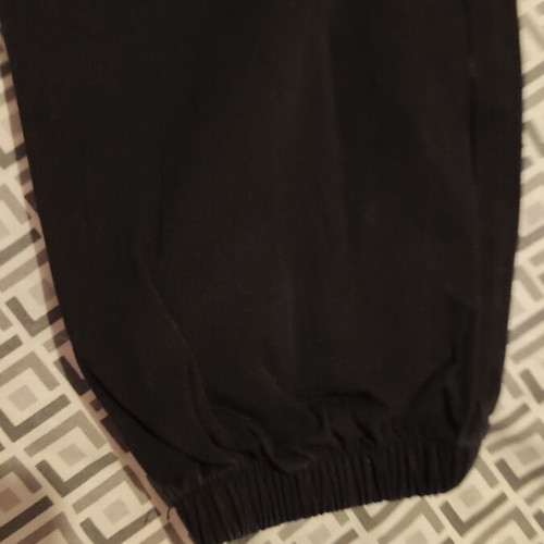 Cargo pants for girls, black, age 14