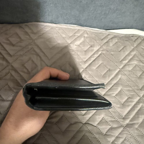 Louis Vuitton wallet used, black