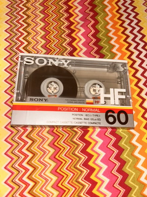 Sony HF 60 cassette sealed, made in France 1986