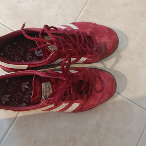 Adidas Spezial sneakers used, size 43.5 EU, red with small stain