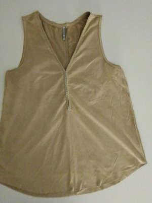 Stradivarius blouse used, brown, size S